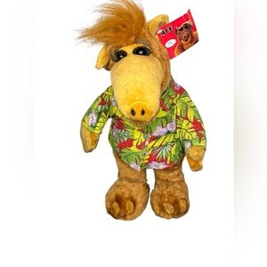 ALF PLUSH Hawaiian Shirt 2002 TV Show 11” Plush With Tags